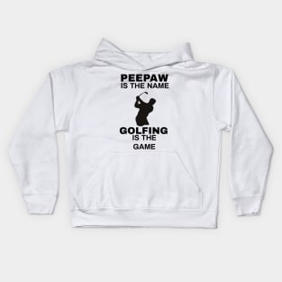 Golfing is the game Kids Hoodie